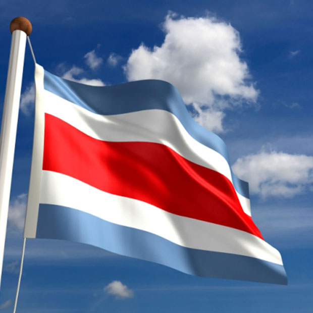 La Bandera de Costa Rica